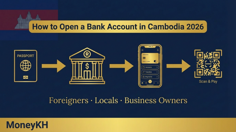 How to Open a Bank Account in Cambodia 2026 | MoneyKH Guide